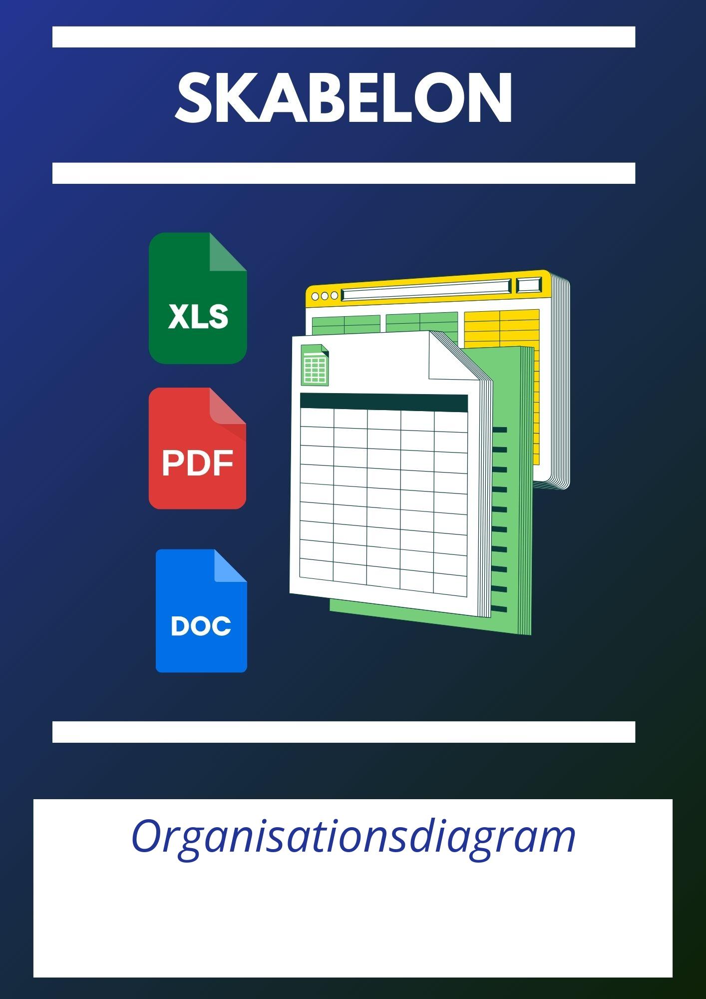 Organisationsdiagram Skabelon